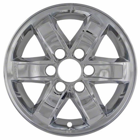 Coast2Coast 17", 6 Spoke, Chrome Plated, Plastic, Set Of 4, Not Compatible With Steel Wheels IWCIMP358X